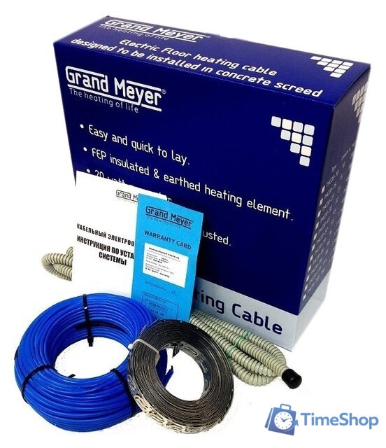Нагревательный кабель Grand Meyer THC20-160 160 м 3200 Вт - Изображение №1 — Интернет-магазин Time-Shop