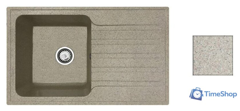 Кухонная мойка БелЭворс Styl R (темно-бежевый) - Изображение №1 — Интернет-магазин Time-Shop