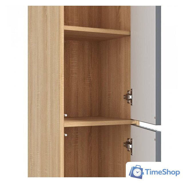  Onika Шкаф-полупенал Дайлер 35 403569 (графит/дуб сонома) - Изображение №4 — Интернет-магазин Time-Shop