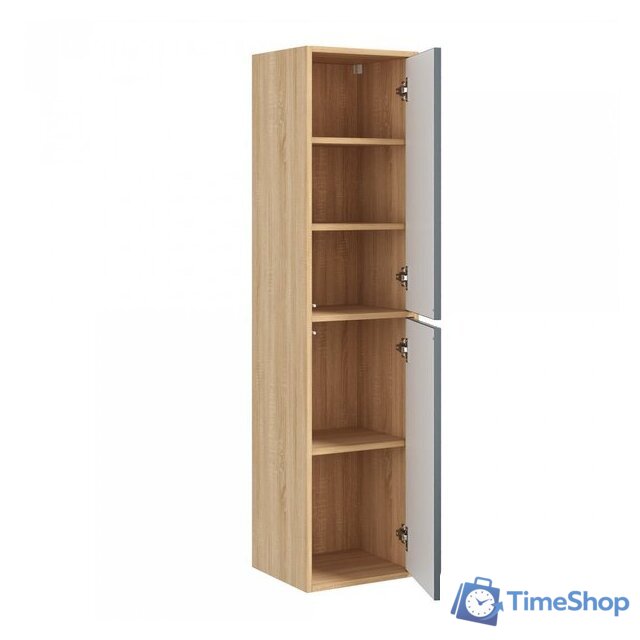  Onika Шкаф-полупенал Дайлер 35 403569 (графит/дуб сонома) - Изображение №3 — Интернет-магазин Time-Shop