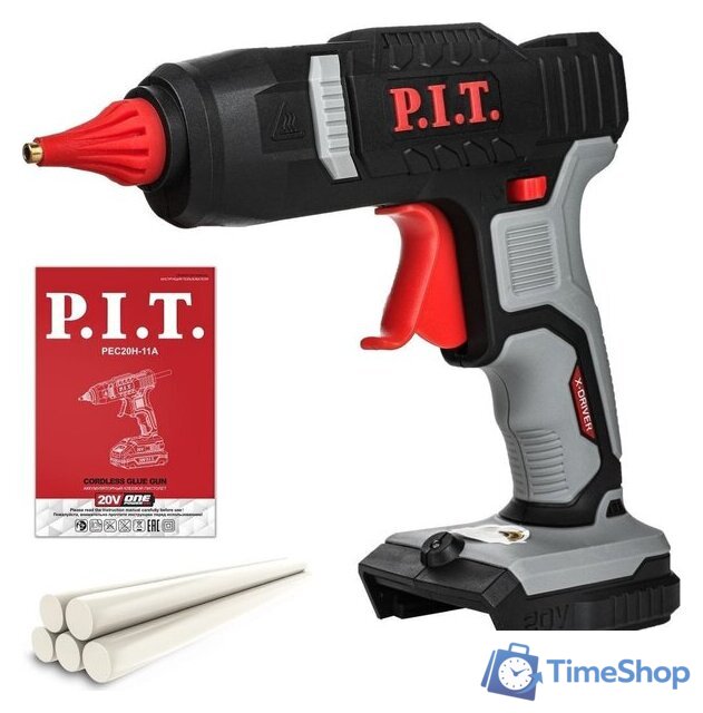 Термоклеевой пистолет P.I.T. PEC20H-11A Solo (без АКБ) - Изображение №3 — Интернет-магазин Time-Shop