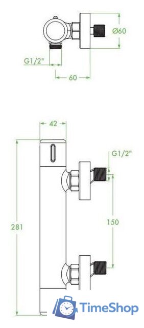 Смеситель Laveo Pretto BAO 74TD - Изображение №2 — Интернет-магазин Time-Shop