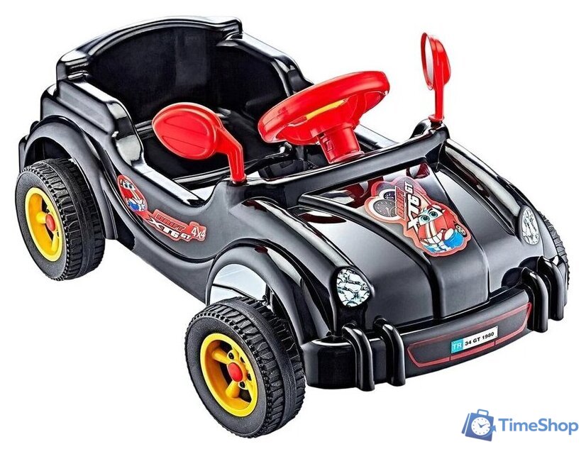 Педальная машинка Guclu Cool Riders 2887_Black (черный) - Изображение №1 — Интернет-магазин Time-Shop