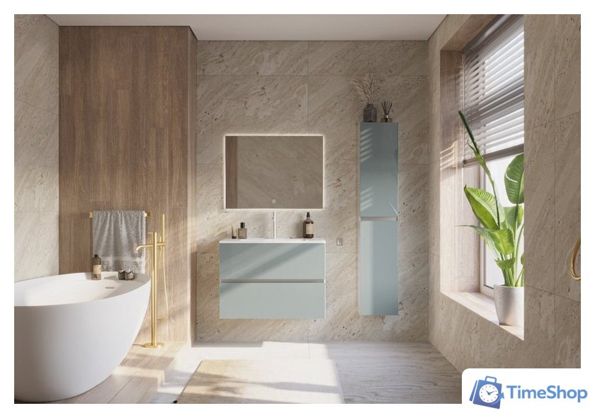  ЗОВ Тумба с умывальником Лира 80 L80MW0MAGVA-OL80 (адриатик) - Изображение №4 — Интернет-магазин Time-Shop