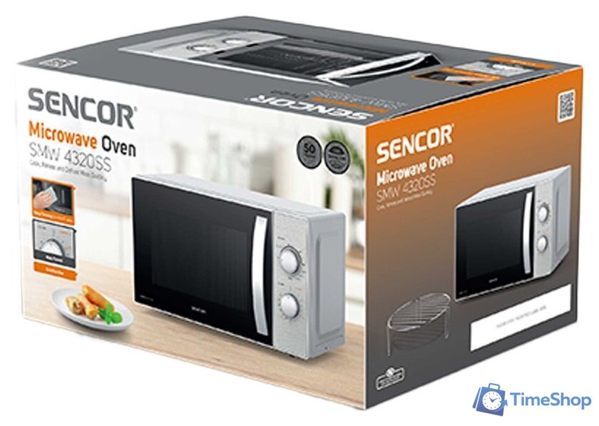 Микроволновая печь Sencor SMW 4320SS - Изображение №12 — Интернет-магазин Time-Shop