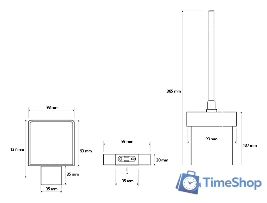 Ершик для унитаза Bemeta Via 135013012 - Изображение №2 — Интернет-магазин Time-Shop