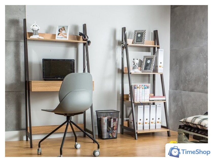 Стеллаж Signal Matis A (дуб/темно-коричневый) - Изображение №6 — Интернет-магазин Time-Shop