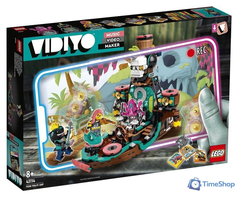 Конструктор LEGO Vidiyo 43114 Корабль Пирата Панка - Изображение №1 — Интернет-магазин Time-Shop