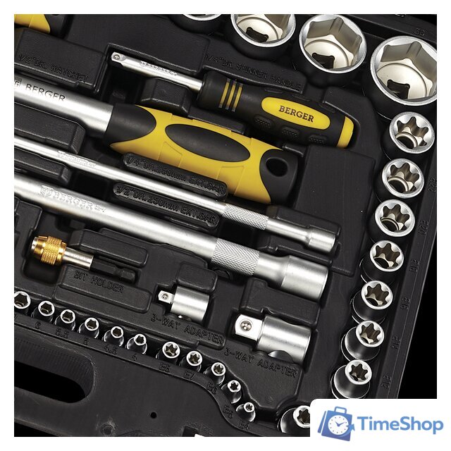 Универсальный набор инструментов Berger BG135-1214 (135 предметов) - Изображение №5 — Интернет-магазин Time-Shop
