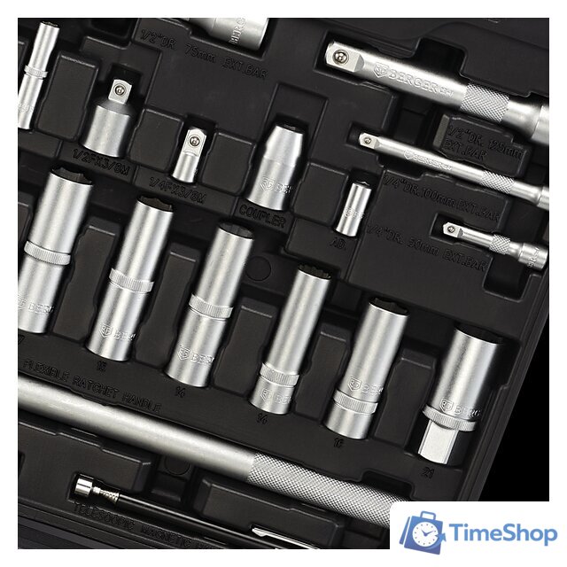 Универсальный набор инструментов Berger BG135-1214 (135 предметов) - Изображение №7 — Интернет-магазин Time-Shop