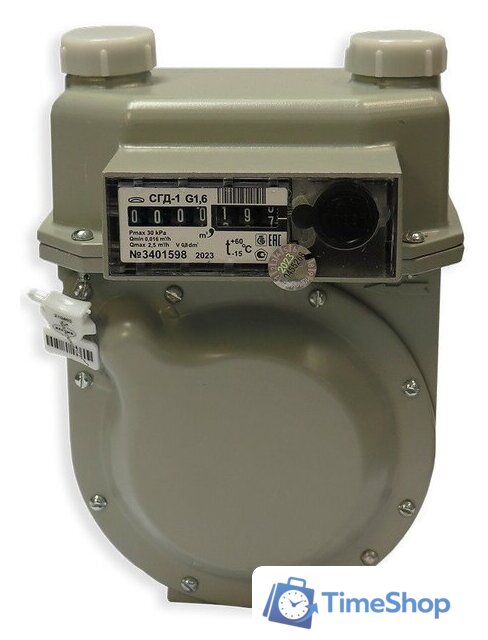 Счетчик газа БелОМО СГД-1-2-1-G1.6 (правый) - Изображение №1 — Интернет-магазин Time-Shop