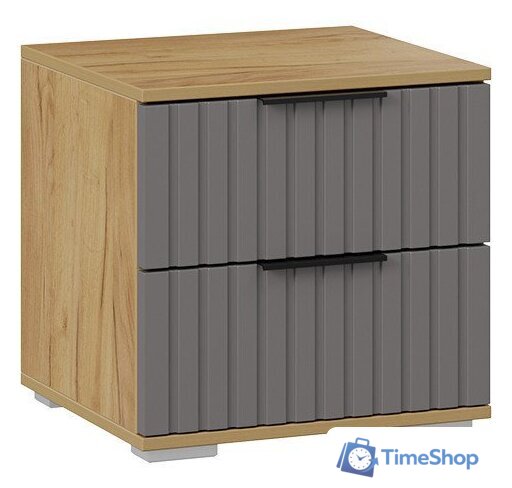 Тумба Трия Хилтон (дуб крафт золотой/графит матовый) - Изображение №1 — Интернет-магазин Time-Shop