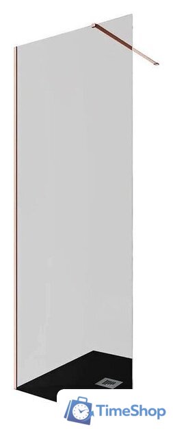 Душевая стенка Allen Brau Infinity 1 3.21006.60.T 323798 (медь браш) - Изображение №1 — Интернет-магазин Time-Shop