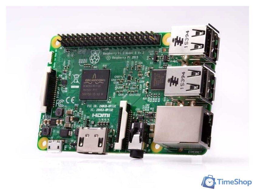 Одноплатный компьютер Raspberry PI 3 Model B - Изображение №2 — Интернет-магазин Time-Shop