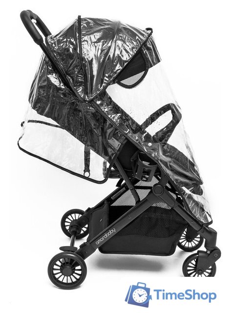 Коляска прогулочная «книга» Amarobaby Voyager (черный) - Изображение №22 — Интернет-магазин Time-Shop