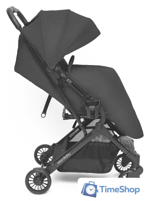 Коляска прогулочная «книга» Amarobaby Voyager (черный) - Изображение №19 — Интернет-магазин Time-Shop