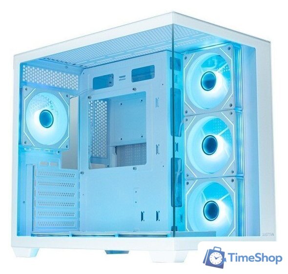 Корпус XASTRA QW500 7ARGB-C10-UC (белый) - Изображение №2 — Интернет-магазин Time-Shop