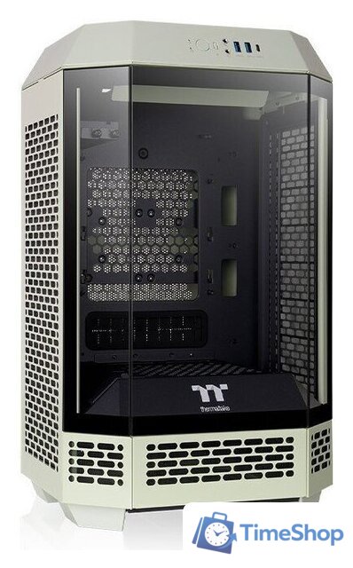 Корпус Thermaltake The Tower 250 Matcha Green CA-1Z9-00SEWN-00 - Изображение №3 — Интернет-магазин Time-Shop