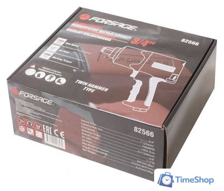 Пневматический гайковерт FORSAGE F-82566 - Изображение №7 — Интернет-магазин Time-Shop