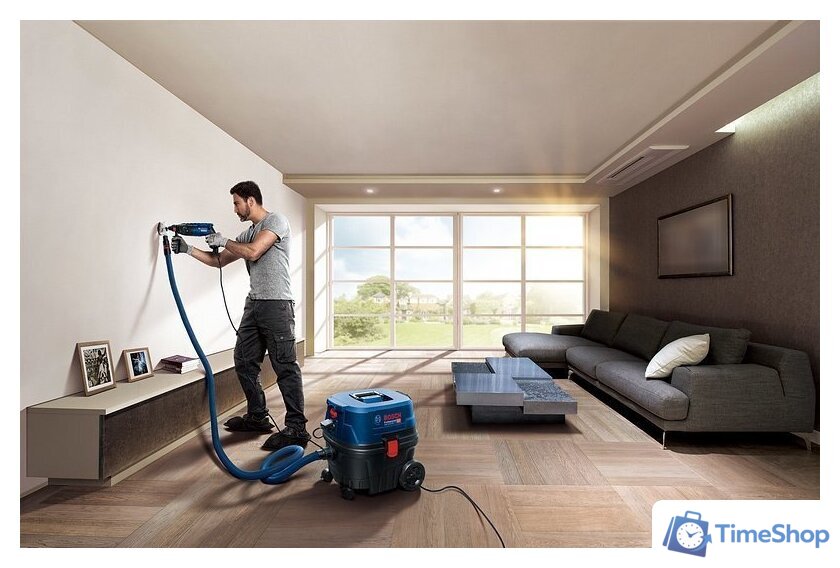 Пылесос Bosch GAS 12-25 PL 060197C100 - Изображение №5 — Интернет-магазин Time-Shop