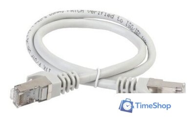 Кабель ITK RJ45 - RJ45 PC01-C5EFL-1M (1 м, серый) - Изображение №1 — Интернет-магазин Time-Shop