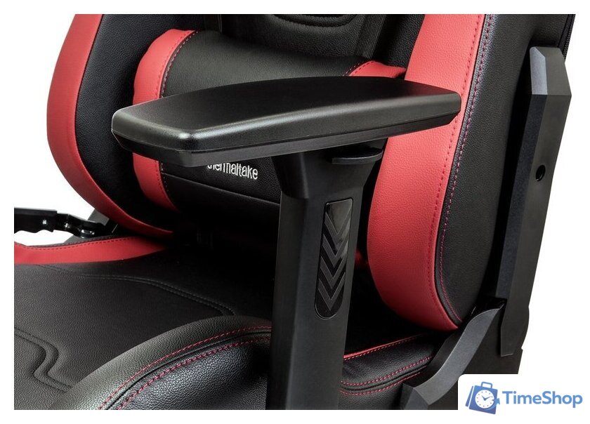 Игровое (геймерское) кресло Thermaltake U Fit GGC-UFT-BRMWDS-01 (черный/красный) - Изображение №7 — Интернет-магазин Time-Shop