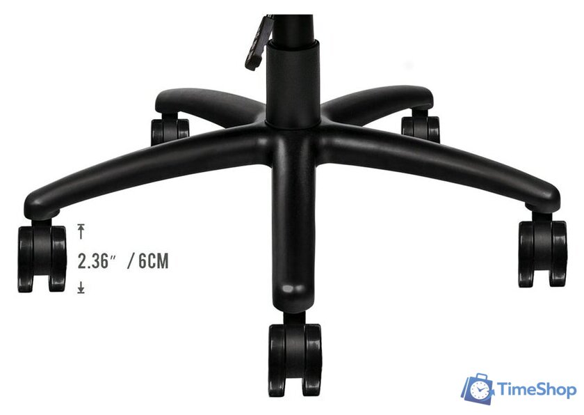 Игровое (геймерское) кресло Thermaltake U Fit GGC-UFT-BRMWDS-01 (черный/красный) - Изображение №8 — Интернет-магазин Time-Shop