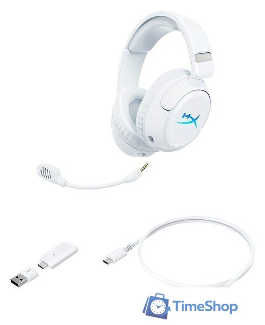 Наушники HyperX Cloud Flight 2 (белый) - Изображение №9 — Интернет-магазин Time-Shop