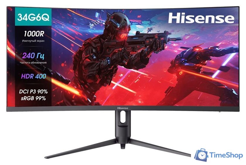 Игровой монитор Hisense 34G6Q Pro - Изображение №1 — Интернет-магазин Time-Shop