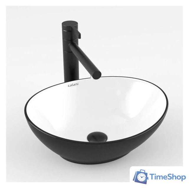 Умывальник Calani Fiesta CAL-00023 (черный/белый) - Изображение №5 — Интернет-магазин Time-Shop