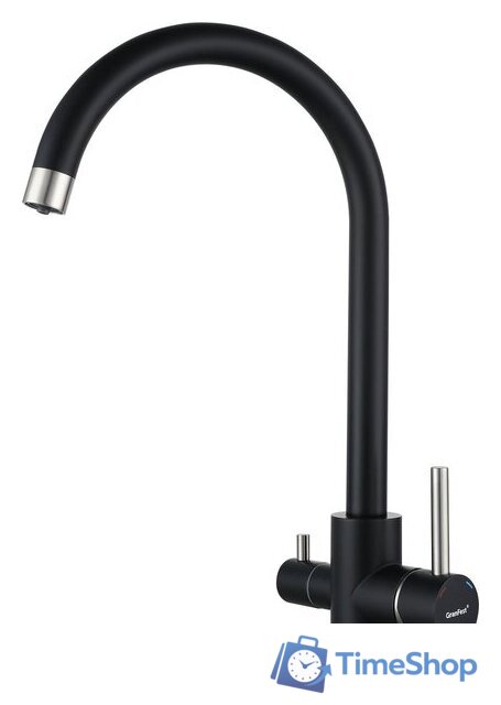 Смеситель GranFest QUARZ GF-Z5420 (черный) - Изображение №1 — Интернет-магазин Time-Shop