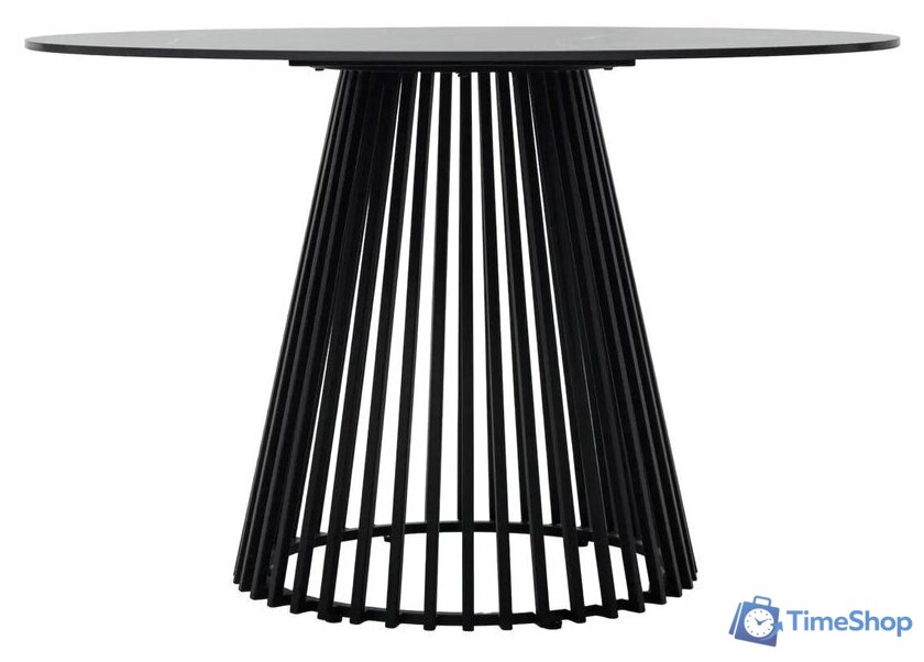 Кухонный стол M-City Terni 120 Matt 614M04921 (черный мрамор матовый/черный) - Изображение №3 — Интернет-магазин Time-Shop