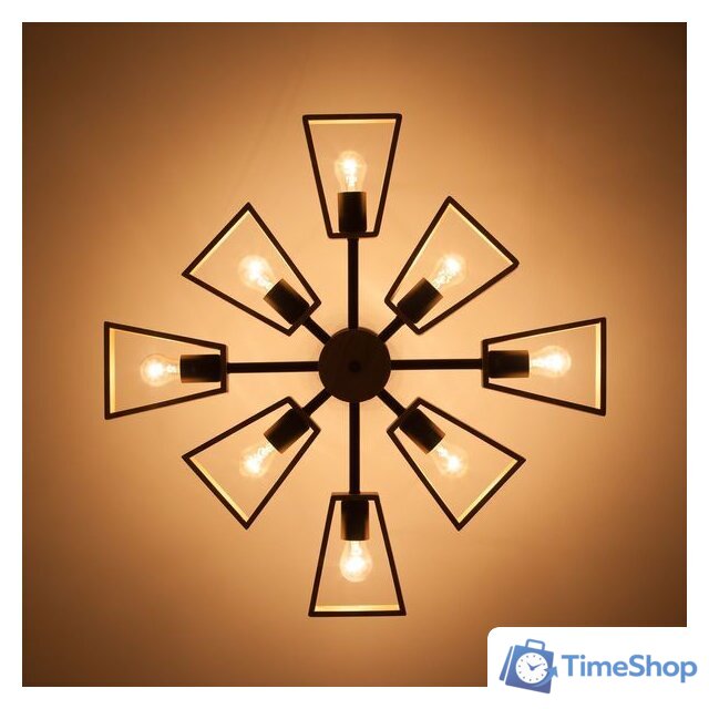 Люстра средней высоты Евросвет Klark 70056/8 (черный) - Изображение №5 — Интернет-магазин Time-Shop