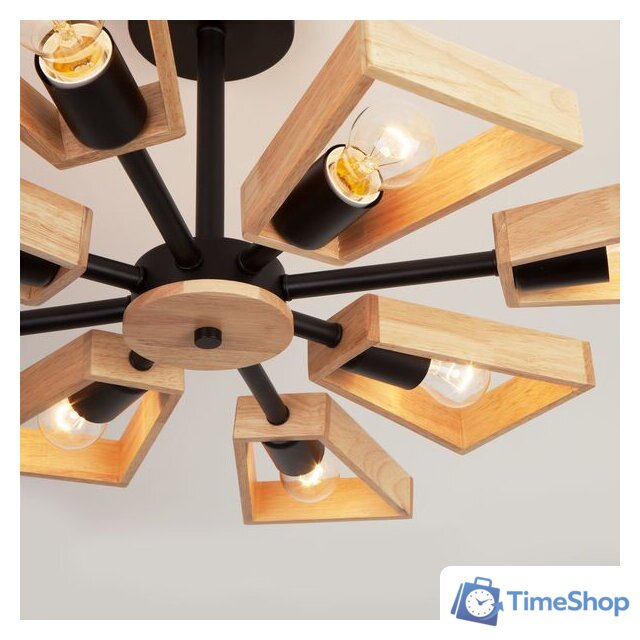 Люстра средней высоты Евросвет Klark 70056/8 (черный) - Изображение №6 — Интернет-магазин Time-Shop