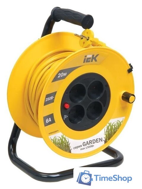 Удлинитель на катушке IEK WKP23-06-04-20 - Изображение №1 — Интернет-магазин Time-Shop