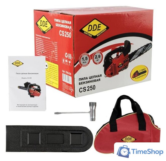 Бензопила DDE CS250-12 - Изображение №8 — Интернет-магазин Time-Shop