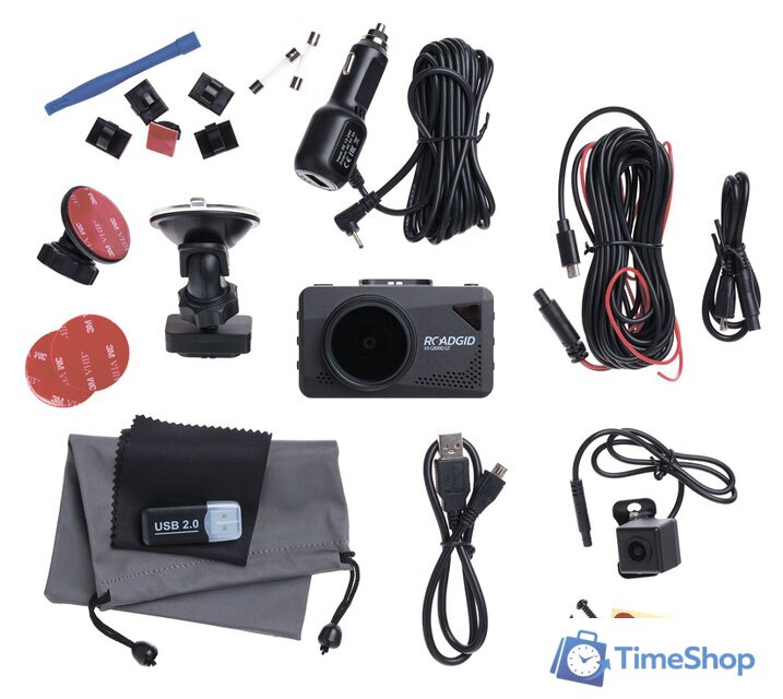 Видеорегистратор-радар детектор-GPS информатор (3в1) Roadgid X9 Gibrid GT 2CH - Изображение №2 — Интернет-магазин Time-Shop