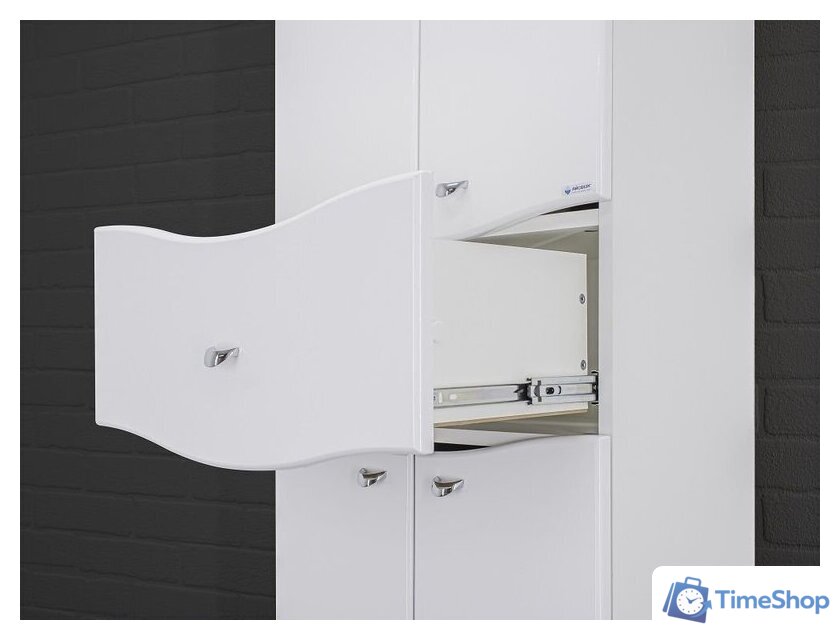  Айсберг Шкаф-пенал Волна 50 с верхним ящиком В1 - Изображение №7 — Интернет-магазин Time-Shop