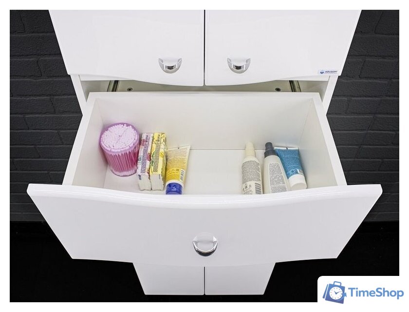  Айсберг Шкаф-пенал Волна 50 с верхним ящиком В1 - Изображение №8 — Интернет-магазин Time-Shop