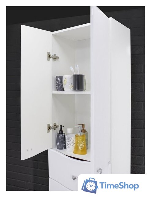  Айсберг Шкаф-пенал Волна 50 с верхним ящиком В1 - Изображение №5 — Интернет-магазин Time-Shop