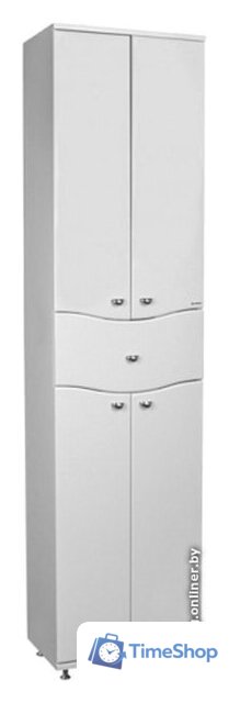  Айсберг Шкаф-пенал Волна 50 с верхним ящиком В1 - Изображение №1 — Интернет-магазин Time-Shop