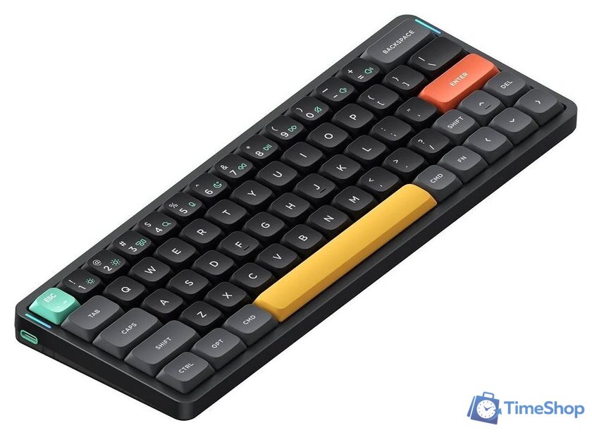 Клавиатура NuPhy Air60 V2 Basalt Black (Gateron Low Profile Red 2.0, нет кириллицы) - Изображение №1 — Интернет-магазин Time-Shop