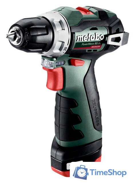 Дрель-шуруповерт Metabo PowerMaxx BS BL 601721500 (с 2-мя АКБ, кейс) - Изображение №1 — Интернет-магазин Time-Shop