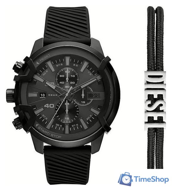 Наручные часы с украшением Diesel DZ4650SET - Изображение №1 — Интернет-магазин Time-Shop