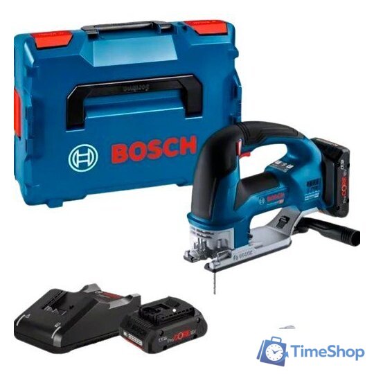 Электролобзик Bosch GST 18V-155 BC Professional 06015B1002 (с 2-мя АКБ, кейс) - Изображение №1 — Интернет-магазин Time-Shop