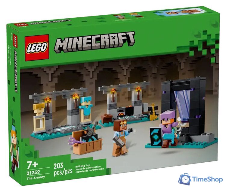 Конструктор LEGO Minecraft 21252 Оружейная комната - Изображение №1 — Интернет-магазин Time-Shop