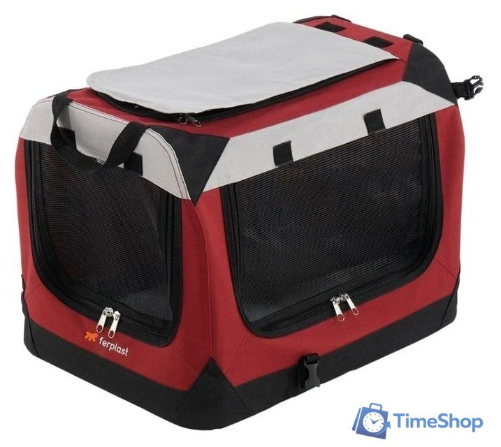 Переноска Ferplast Holiday 8 85724099 (бургундий) - Изображение №2 — Интернет-магазин Time-Shop