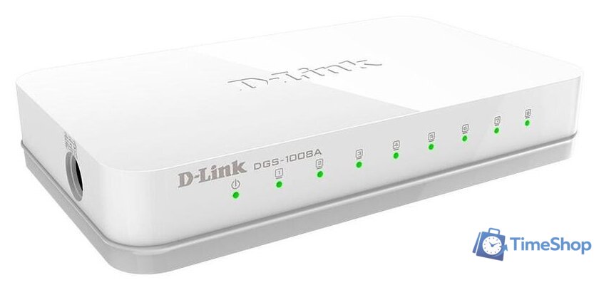 Неуправляемый коммутатор D-Link DGS-1008A/F1A - Изображение №4 — Интернет-магазин Time-Shop
