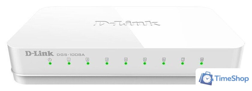 Неуправляемый коммутатор D-Link DGS-1008A/F1A - Изображение №1 — Интернет-магазин Time-Shop