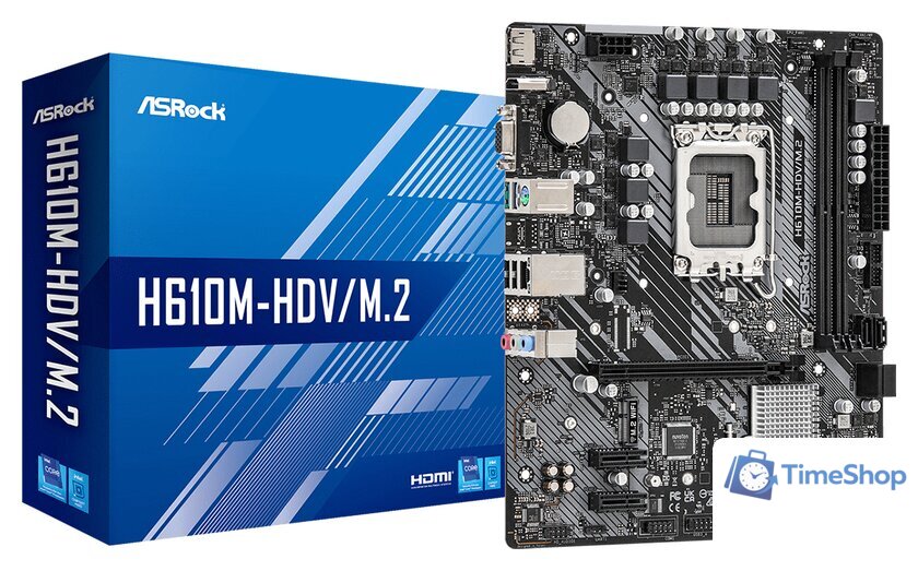 Материнская плата ASRock H610M-HDV/M.2 - Изображение №3 — Интернет-магазин Time-Shop